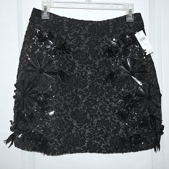 NWT Essentiel Antwerp Eclipse Sequin and Brocade Skirt - Picture 1 of 6